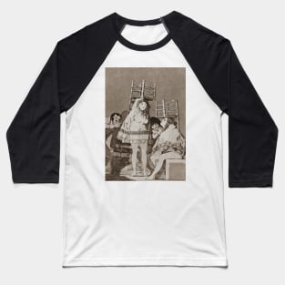 They've Already Got a Seat by Francisco Goya Baseball T-Shirt